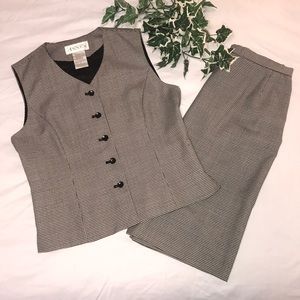 Two Piece Vest and Skirt